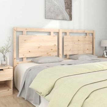 Cabecero De Cama | Panel De Cabecera Madera Maciza De Pino 185,5x4x100 Cm Cfw479333