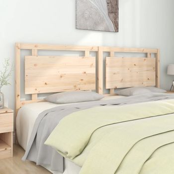 Cabecero De Cama | Panel De Cabecera Madera Maciza De Pino 205,5x4x100 Cm Cfw423788