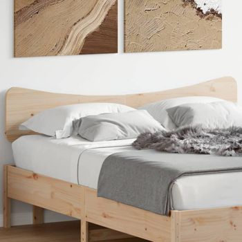 Cabecero Cama | Panel De Cabecera De Madera Maciza De Pino 150 Cm Cfw623179