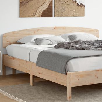 Cabecero Cama | Panel De Cabecera De Madera Maciza De Pino 200 Cm Cfw887268