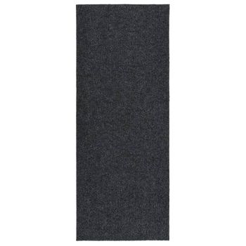 Alfombra De Dormitorio | Felpudo | Alfombra De Pasillo Atrapa Suciedad 100x250 Cm Gris Antracita Cfw730025