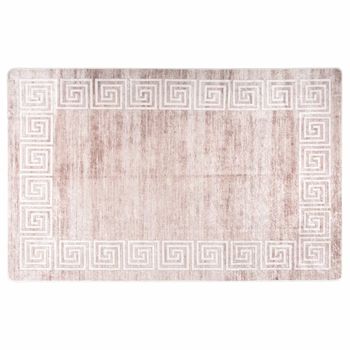 Alfombra De Dormitorio | Felpudo | Alfombra Lavable Antideslizante Beige 160x230 Cm Cfw730884