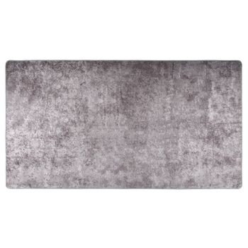 Alfombra De Dormitorio | Felpudo | Alfombra Lavable Antideslizante Gris 190x300 Cm Cfw730902