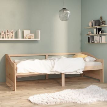 Sofá Cama | Cama Para Adultos 3 Plazas De Madera Maciza De Pino 90x200 Cm Cfw74887