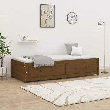 Sofá Cama | Cama Para Adultos De Madera Maciza De Pino 75x190 Cm Cfw855525