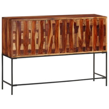 Aparador | Armario De Cocina | Buffet De Salón De Madera Maciza De Acacia 110x28x76 Cm Cfw737149