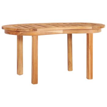 Mesa De Centro，mesa Auxiliar，mesa De Café De Madera Maciza De Teca 90x50x45 Cm Cfw772990