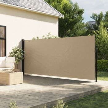 Toldo Lateral | Toldo Exterior | Toldo Parasol Retráctil Beige 160x300 Cm Cfw800493