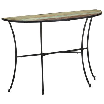 Mesa Auxiliar | Mesita Auxiliar | Mesa De Café De Madera Maciza Reciclada 110x40x77 Cm Cfw771267