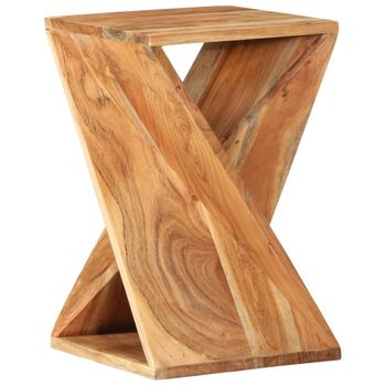 Mesa Auxiliar | Mesita Auxiliar | Mesa De Café Madera Maciza De Acacia 35x35x55 Cm Cfw771374