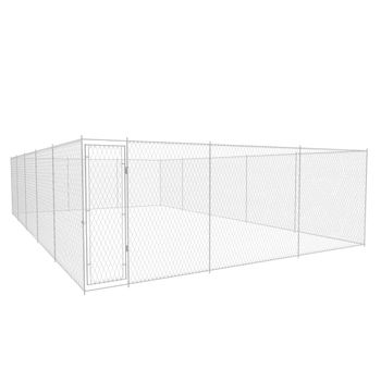 Perrera De Exterior | Jaula Para Perro | Parque Para Mascotas De Acero Galvanizado 950x570x185 Cm Cfw783970