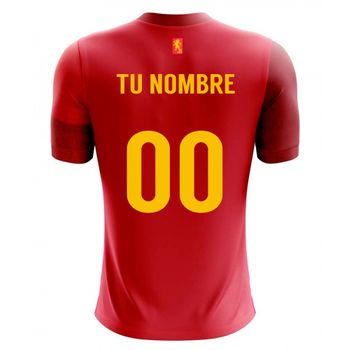 Camiseta Fútbol Personalizable. Réplica Oficial Selección Española - Eurocopa 2020