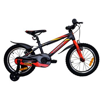 Bicicleta Montaña Niños 16" Umit Aluminio 160 Gris/azul