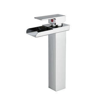 Universal De Grifería Gl11075 Niágara Grifo Monomando Lavabo Caño Cascada Cromo