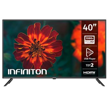 Infiniton Intv-40ba130 - Televisor 40", Full Hd, Hdmi 2.1, Usb Reproductor Y Grabador, Dvb-t2 (tdt2)