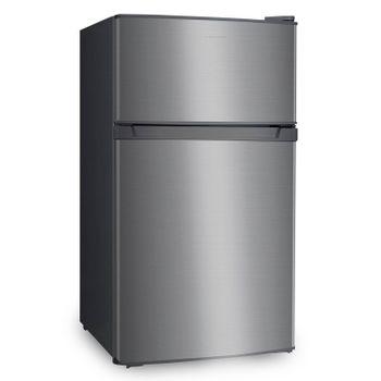 Mini Refrigerador 91l Con Estante Ajustable Y Congelador Homcom