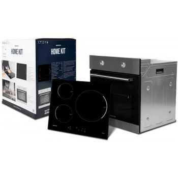 Infiniton Home Kit Horno + Placa Hv-ai3fhb - Conjunto De Horno Y Placa Inducción 3 Fuegos