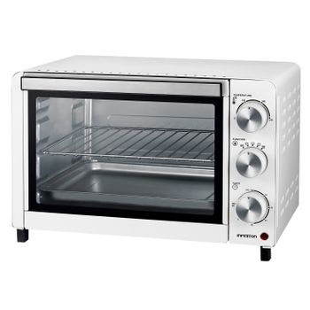 Infiniton Hsm-a18b – Horno Sobremesa, Blanco, 18l, 1200w, Doble Acristalamiento, Control De Temperatura, Temporizador 60 Min.