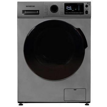 Lavasecadora Infiniton Wsd-a68i, Inox, 8kg (lavado), 6kg (secado), 1400rpm, Motor Inverter, Add Clothing, Display Led, 16 Programas