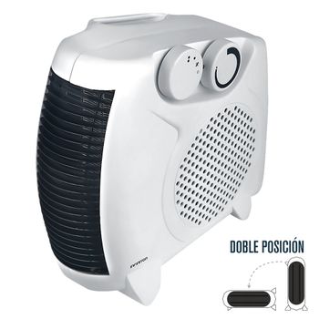 Calefactor-ventilador Infiniton Hbv-348c - 2000w, Doble Posición, Seguro Anti-vuelco