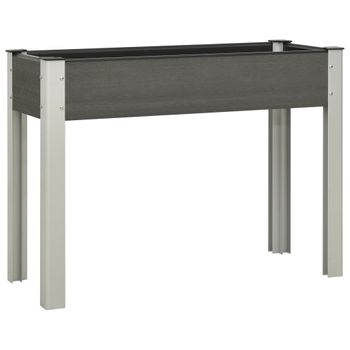 Mesa De Cultivo Para Jardín | Mesa De Exterior Wpc Gris 100x40x75 Cm Cfw23772