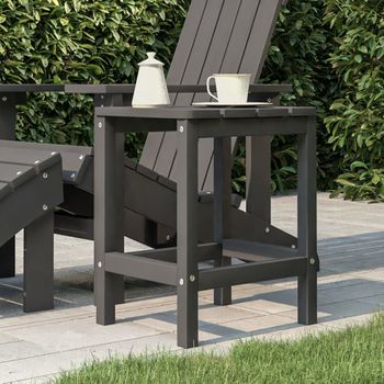 Mesa De Jardín | Mesa De Exterior Adirondack Hdpe Antracita 38x38x46 Cm Cfw95690