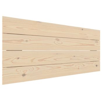 La Web Del Colchon -cabecero De Madera Rústico Vintage Para Cama De 105 (115 X 44 Cms.) Crudo Sin Pintar