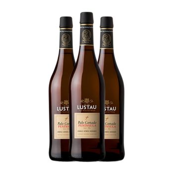 Lustau Vino Generoso Palo Cortado Península Jerez-xérès-sherry 75 Cl 19% Vol. (pack De 3 Unidades)