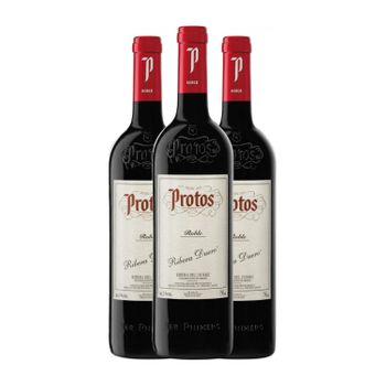 Protos Vino Tinto Ribera Roble Botella Magnum 1,5 L 14% Vol. (pack De 3 Unidades)