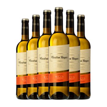 Cuatro Rayas Vino Blanco Cuatro Rayas Rueda 75 Cl 13% Vol. (caja De 6 Unidades)