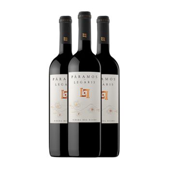 Legaris Vino Tinto Páramos Ribera 75 Cl 15% Vol. (pack De 3 Unidades)