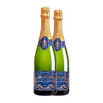 André Clouet Grand Cru Champagne Gran Reserva Media Botella 37 Cl 12% Vol. (caja De 2 Unidades)