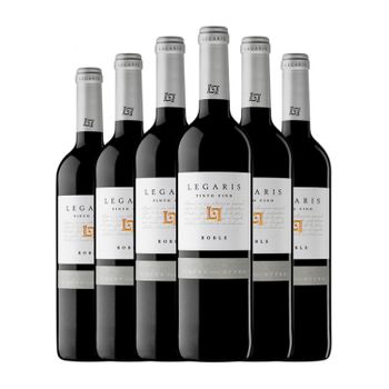 Legaris Vino Tinto Ribera Roble 75 Cl 14% Vol. (pack De 6 Unidades)