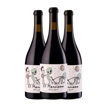 Maestro Tejero Vino Tinto El Marciano Vino Joven 75 Cl 15% Vol. (pack De 3 Unidades)