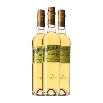 González Byass Vino Generoso Tio Pepe Fino Una Palma Manzanilla-sanlúcar Botella Medium 50 Cl 15% Vol. (pack De 3 Unidades)