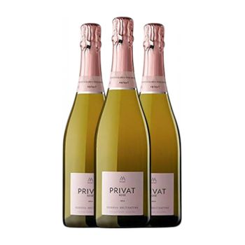 Alta Alella Privat Rose Brut Nature Cava Joven 75 Cl 12% Vol. (caja De 3 Unidades)