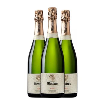 Mestres Visol Brut Nature Cava Gran Reserva Media Botella 37 Cl 12% Vol. (pack De 3 Unidades)