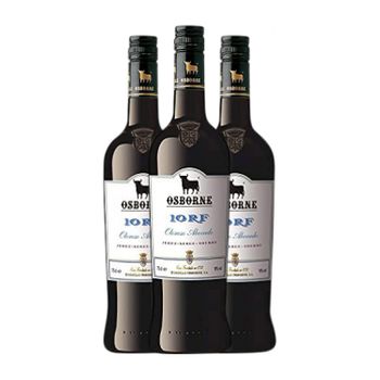 Osborne Vino Generoso 10rf Premium Oloroso Jerez-xérès-sherry 10 Años 75 Cl 19% Vol. (pack De 3 Unidades)