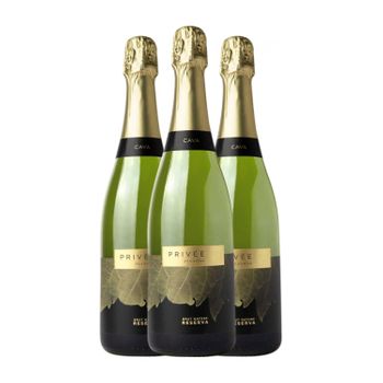 Vegamar Privée 18 Brut Nature Cava Reserva 75 Cl 11.5% Vol. (pack De 3 Unidades)