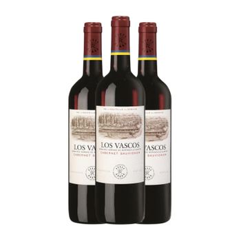Barons De Rothschild Vino Tinto Los Vascos Valle 75 Cl 14% Vol. (caja De 3 Unidades)