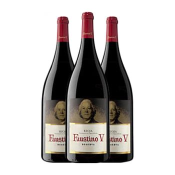Faustino Vino Tinto V Rioja Reserva Botella Magnum 1,5 L 13.5% Vol. (pack De 3 Unidades)
