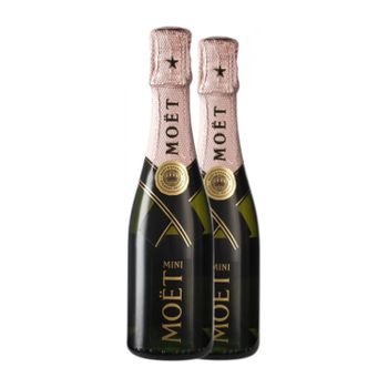 Moët & Chandon Impérial Rosé Brut Champagne Botellín 20 Cl 12% Vol. (pack De 2 Unidades)