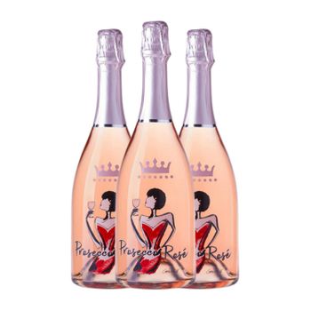 Le Contesse Rosé Brut Prosecco 75 Cl 11% Vol. (pack De 3 Unidades)