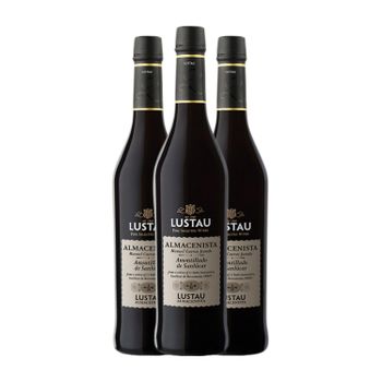 Lustau Vino Generoso Amontillado Manuel Cuevas Jurado Manzanilla-sanlúcar Botella Medium 50 Cl 17.5% Vol. (caja De 3 Unidades)