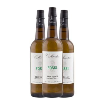 Primitivo Collantes Vino Generoso Amontillado Fino Fossi Jerez-xérès-sherry 75 Cl 17.5% Vol. (pack De 3 Unidades)