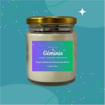 Vela Aromática Colección Zodiaco Horóscopo Géminis