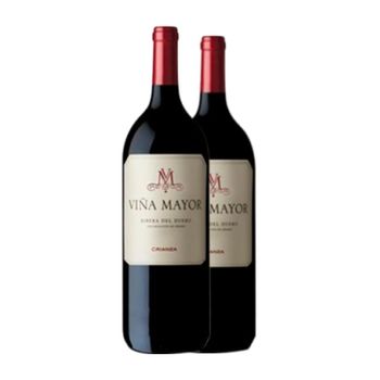 Viña Mayor Vino Tinto Ribera Crianza Botella Magnum 1,5 L 14% Vol. (pack De 2 Unidades)