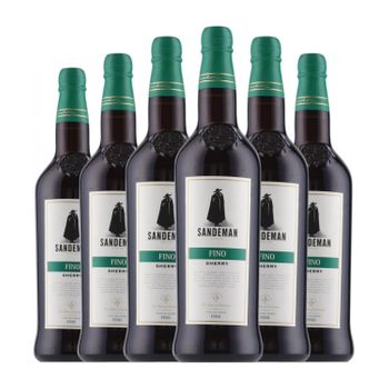 Sandeman Porto Vino Generoso Fino Jerez-xérès-sherry 75 Cl 15% Vol. (pack De 6 Unidades)