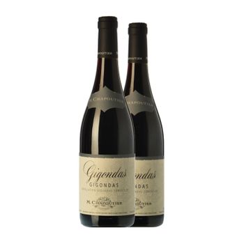 Michel Chapoutier Vino Tinto Gigondas Crianza 75 Cl 14% Vol. (pack De 2 Unidades)