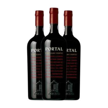 Quinta Do Portal Vino Generoso Fine Ruby Porto 75 Cl 19.5% Vol. (pack De 3 Unidades)